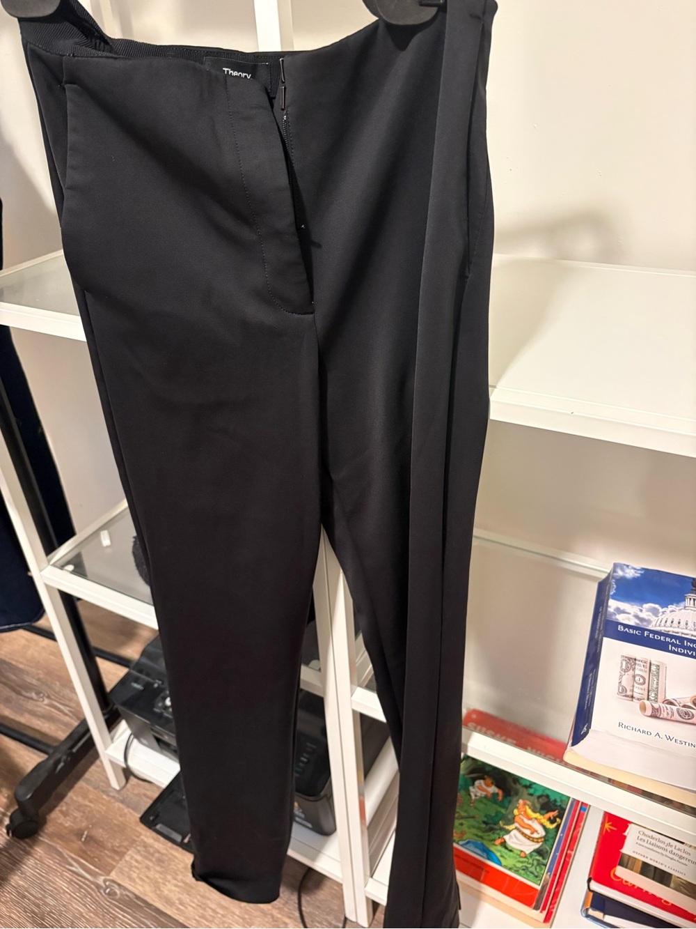 Theory Black Dress Pants - Slim Tapered
